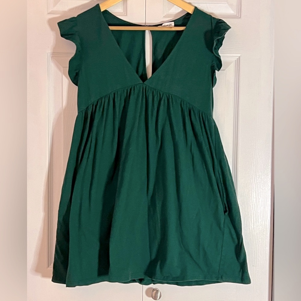 Sugarlips Forest Green Mini Dress/Romper